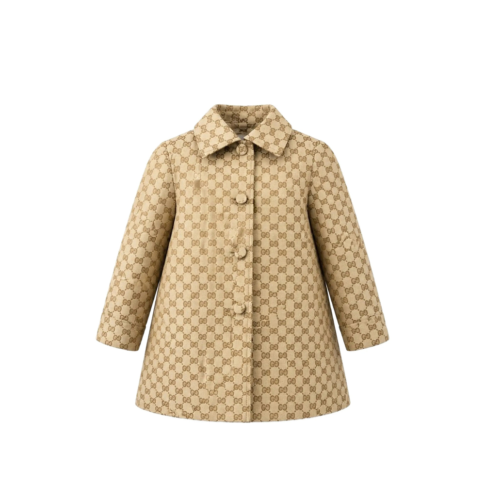 Gucci GG Canvas Collared Coat