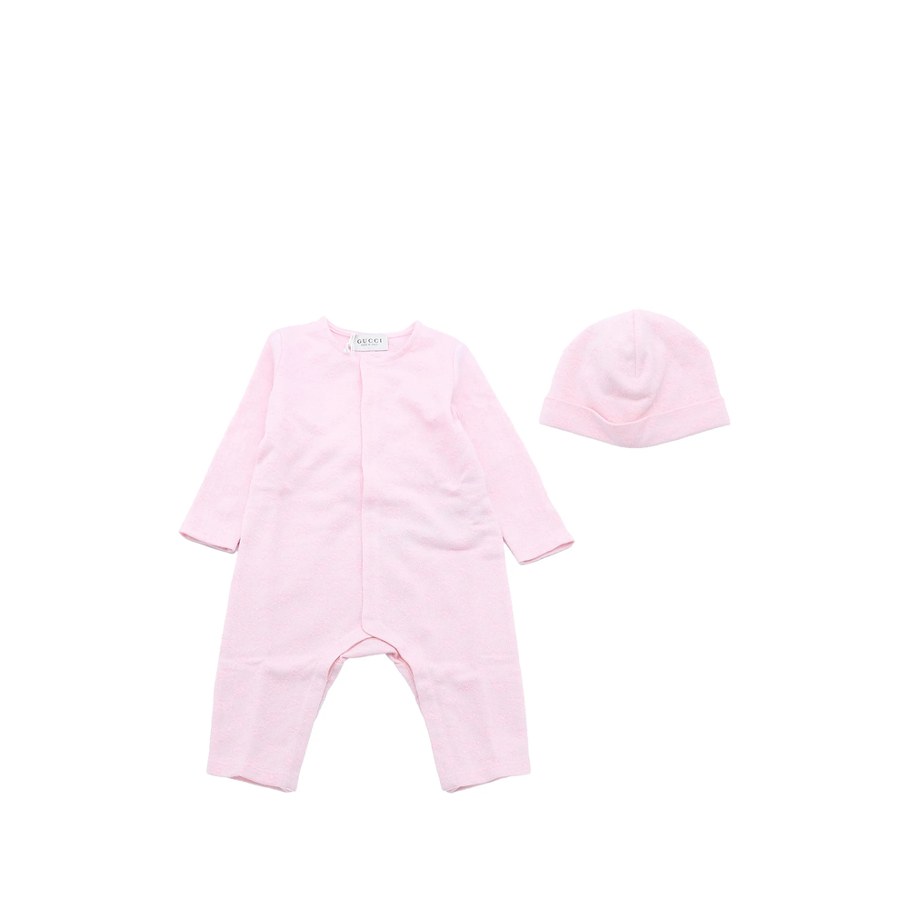 Gucci GG Monogram-pattern Romper Set