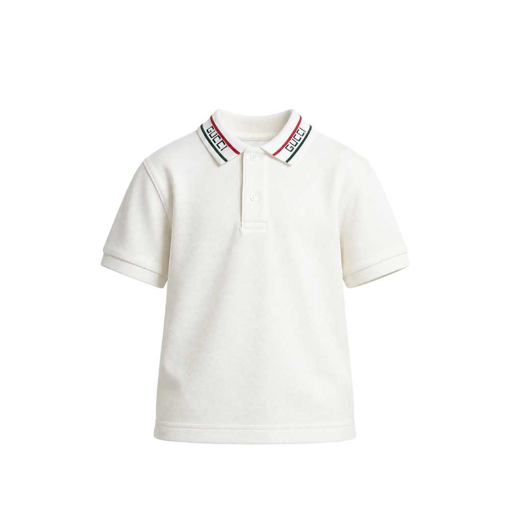 Gucci Logo-collar Polo Shirt