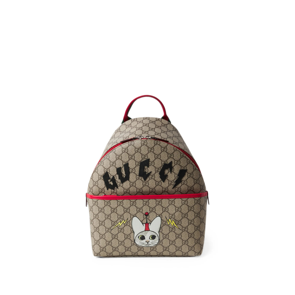 Gucci GG Supreme Web Backpack