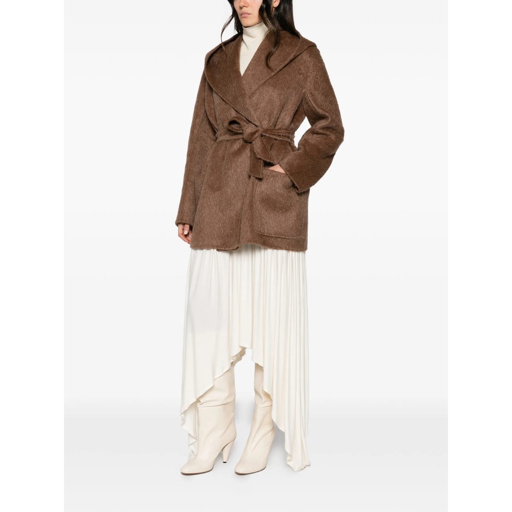 Belted Hooded Coat
