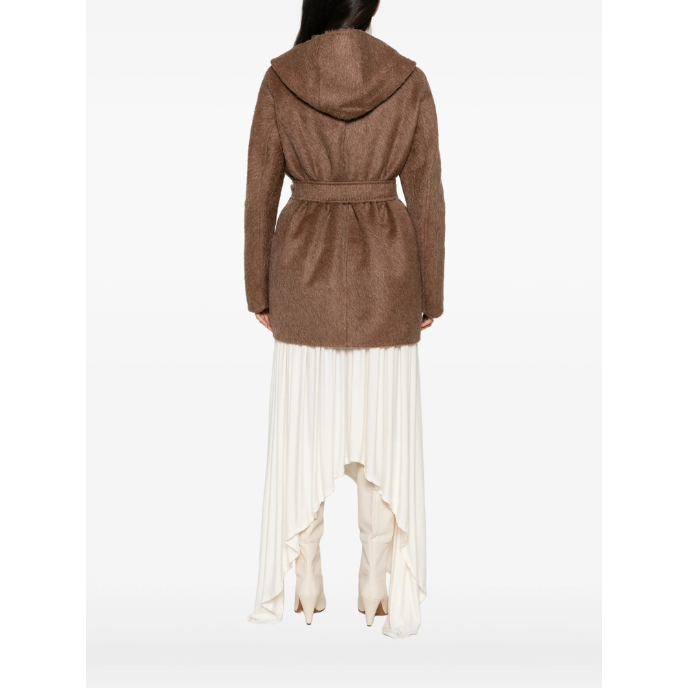 Belted Hooded Coat