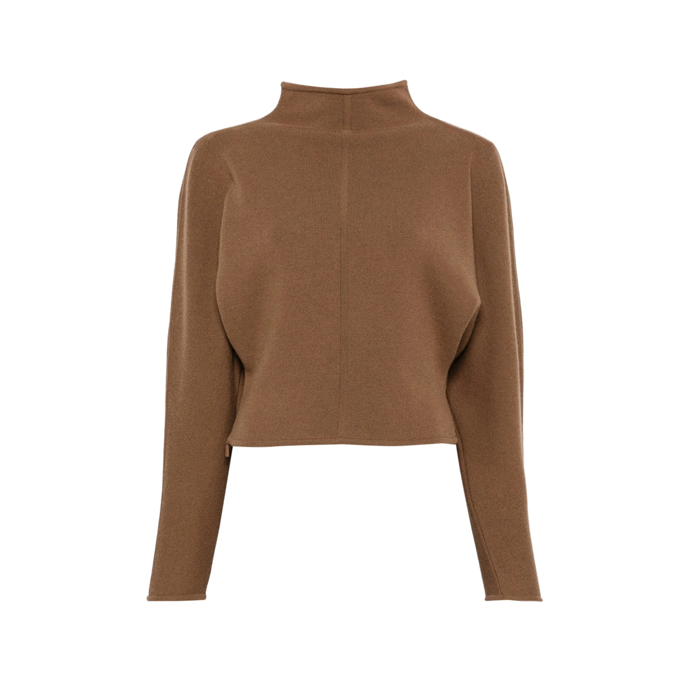 Max Mara High-neck Batwing-sleeve Sweater