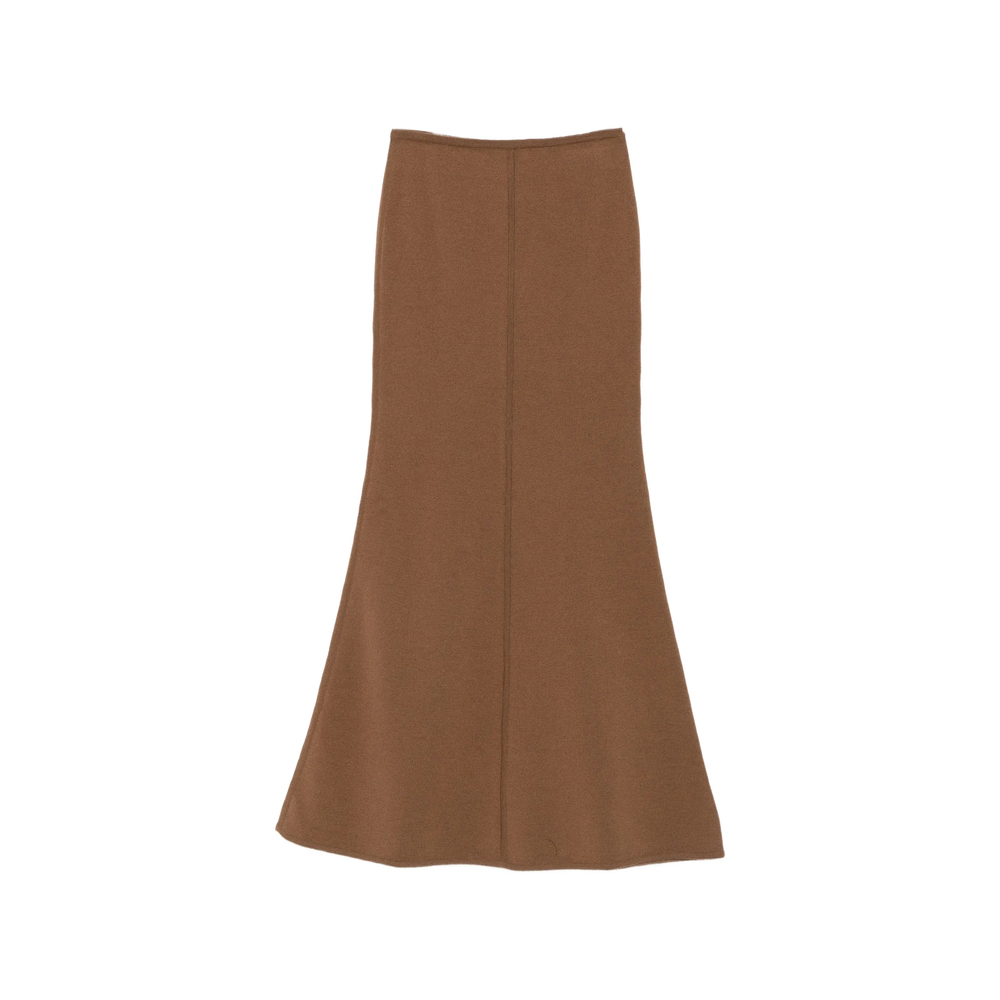 Max Mara Raised-seam Knitted Skirt