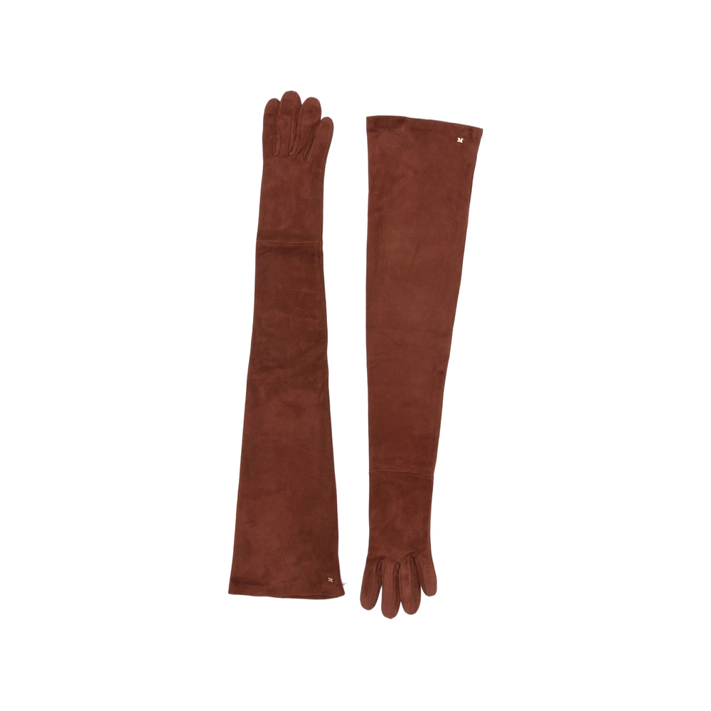 Max Mara Logo-plaque Long Gloves