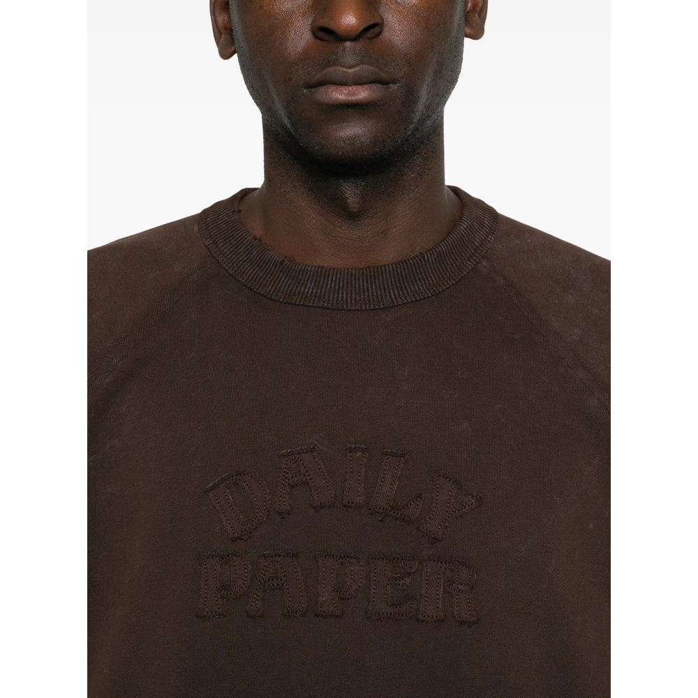 Logo-Embroidered Layered-Sleeve Sweatshirt