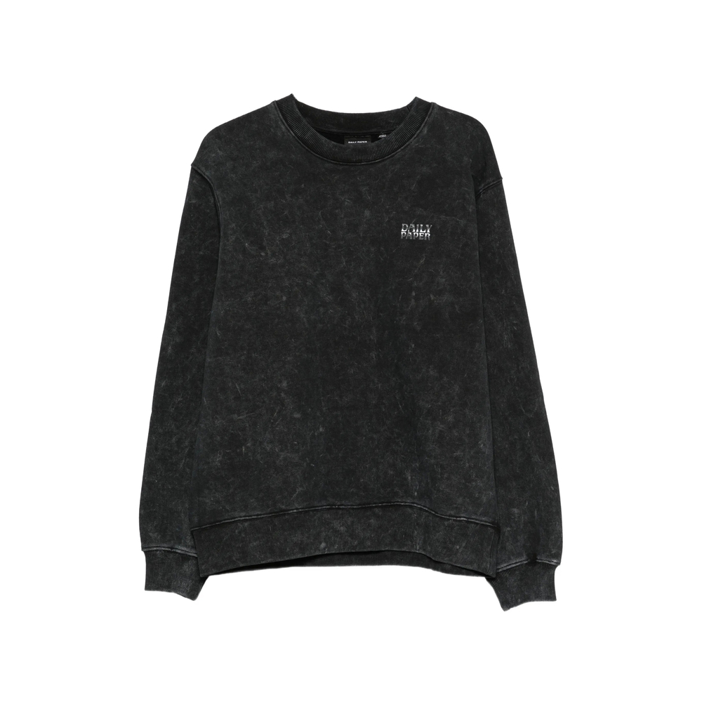 Daily Paper Logo-print Acid-wash Sweater