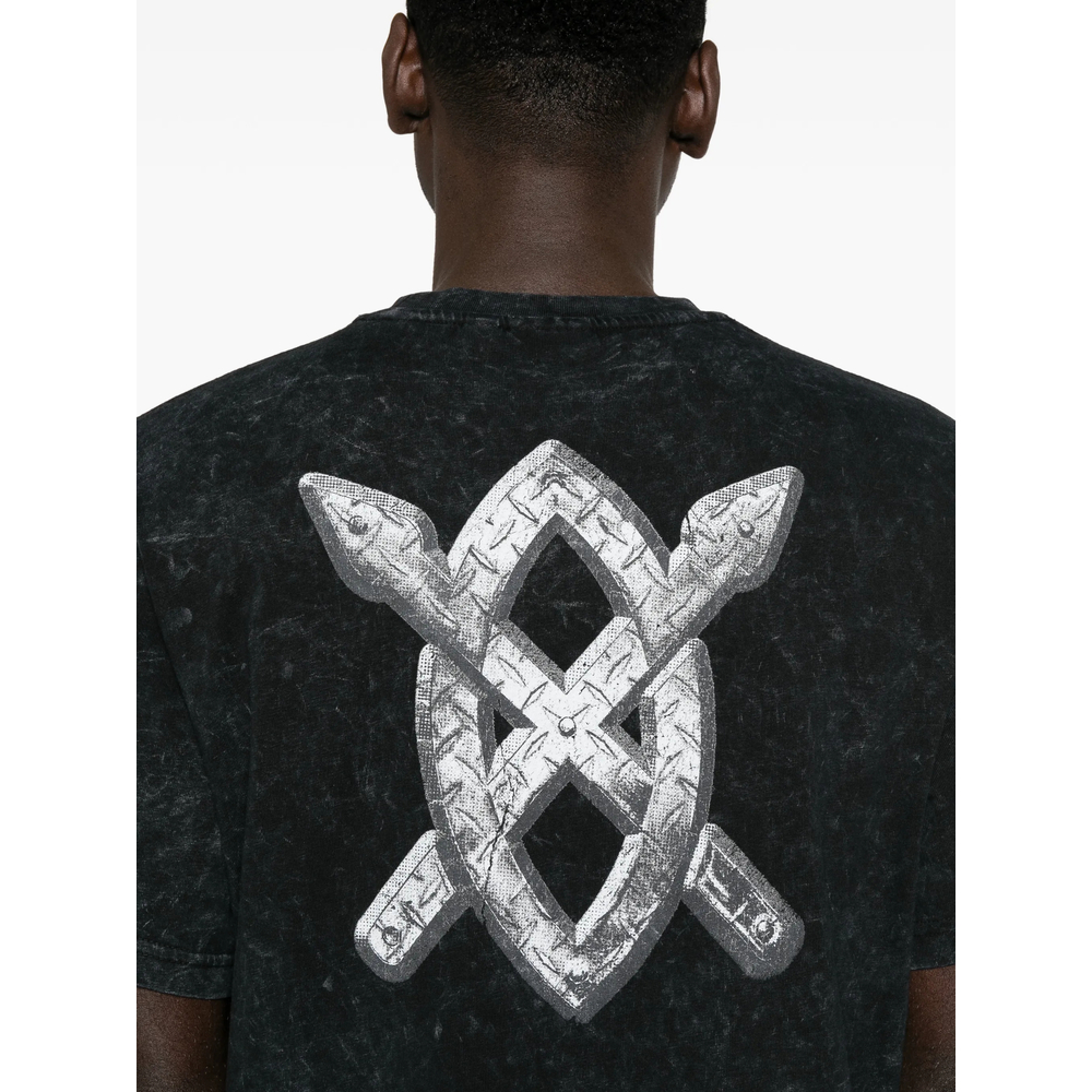 Logo-Print Washed T-Shirt