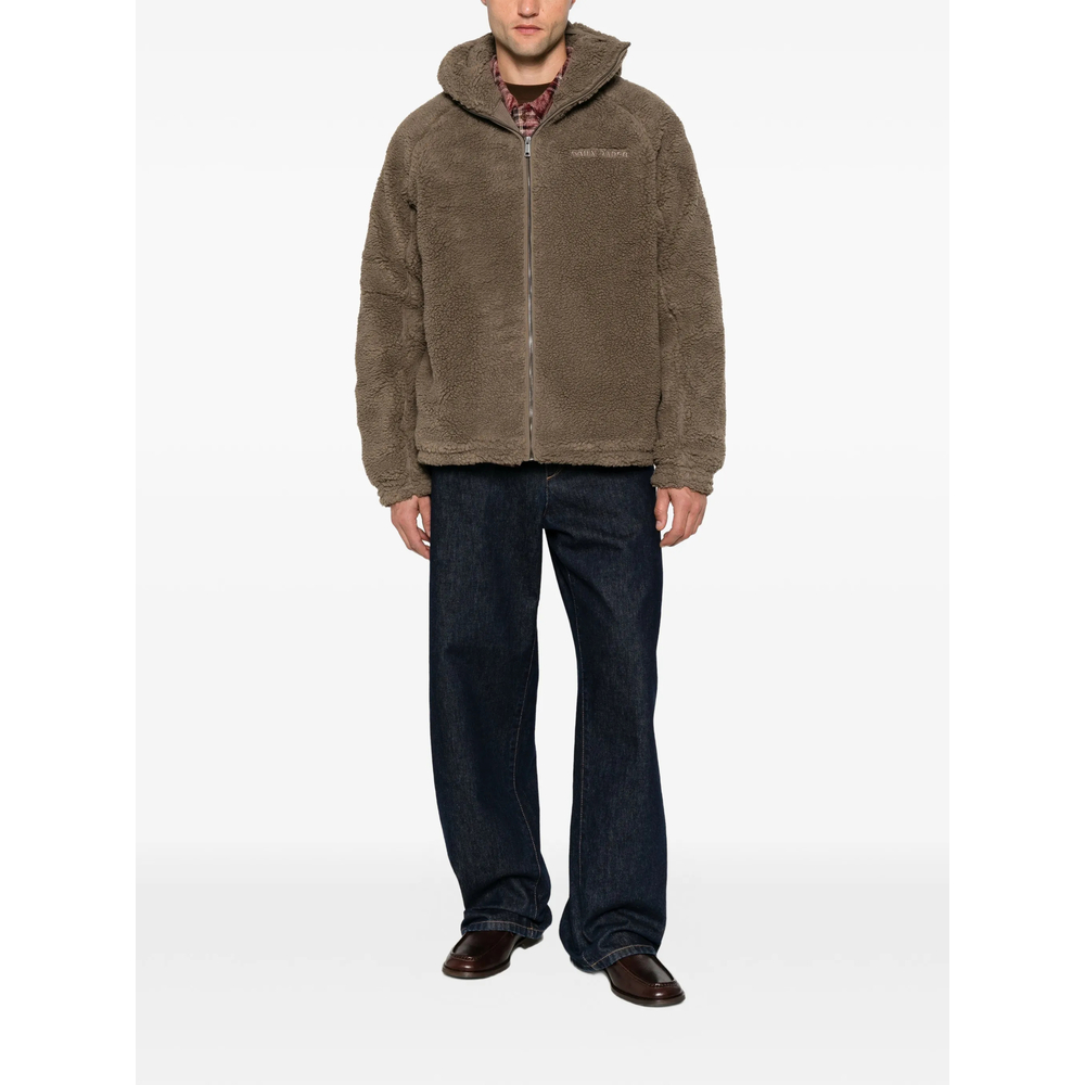 Dias Sherpa-Texture Zip-Up Hooded Jacket
