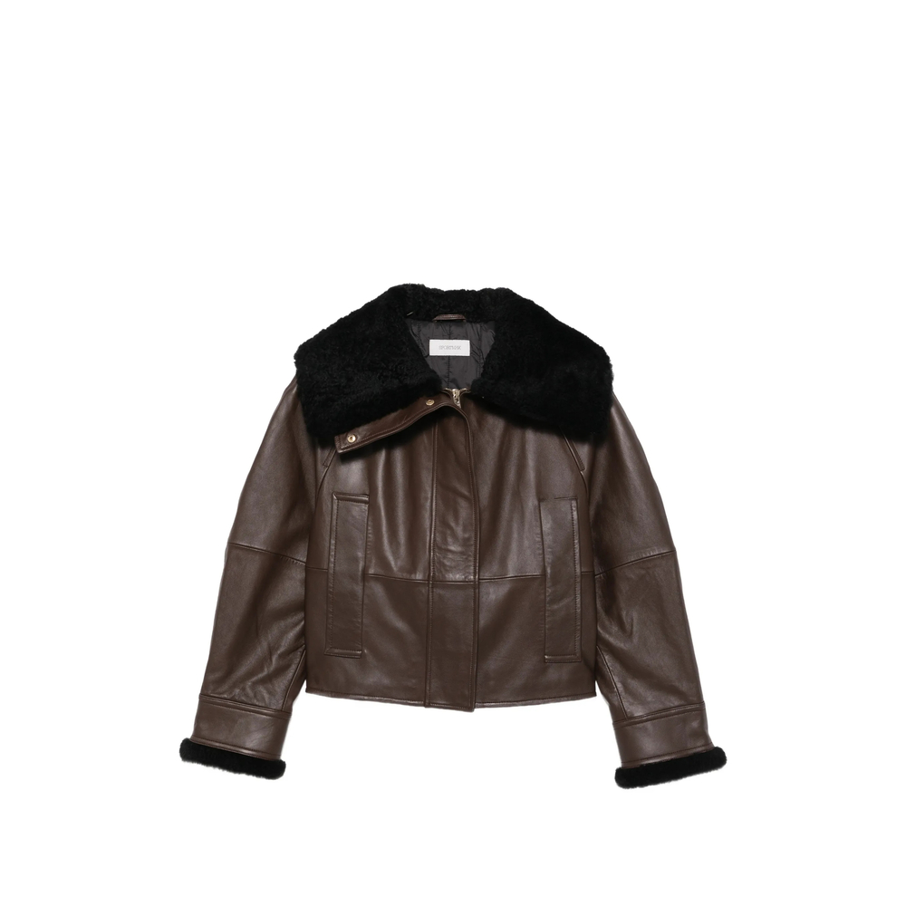 Shearling-Trim Jacket