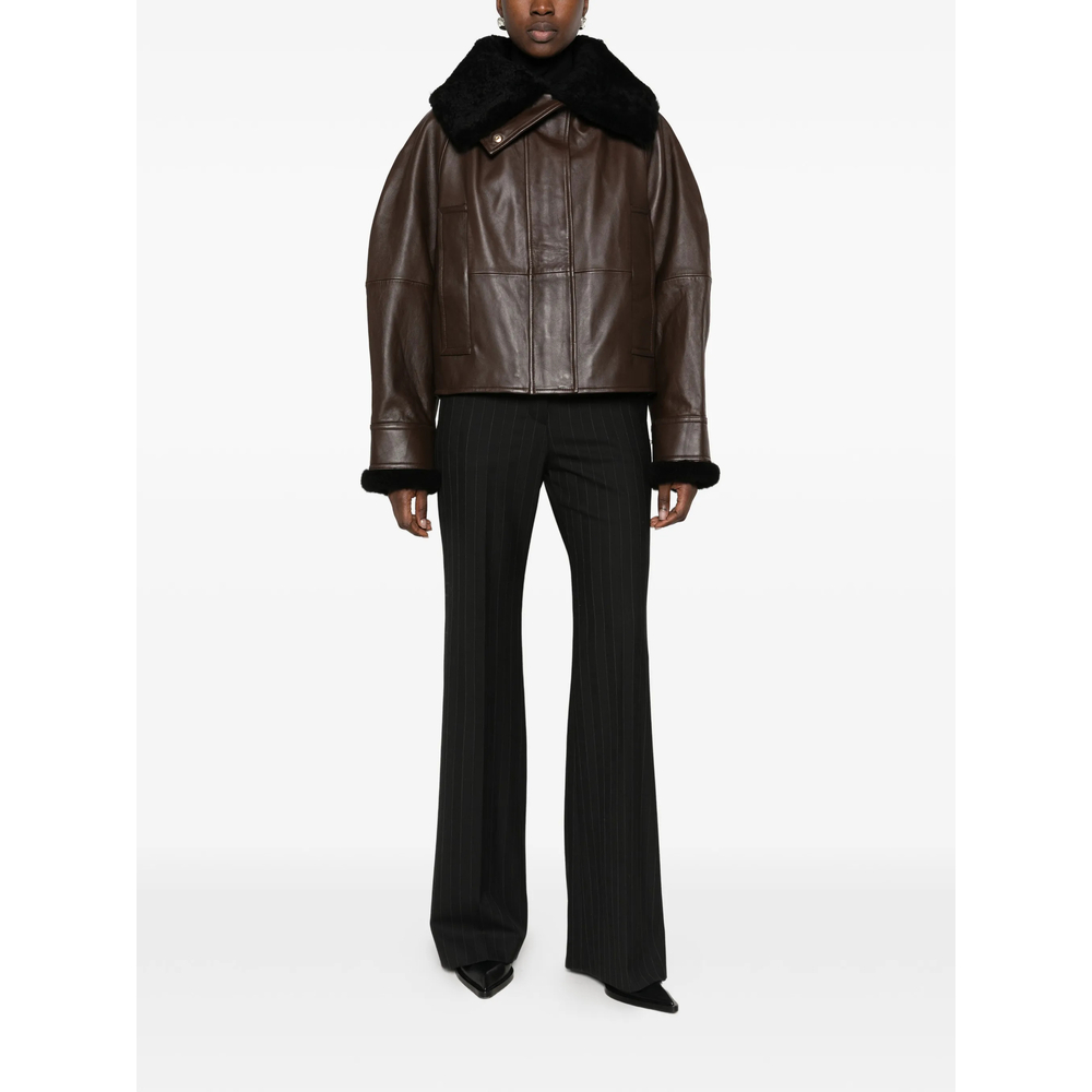 Shearling-Trim Jacket