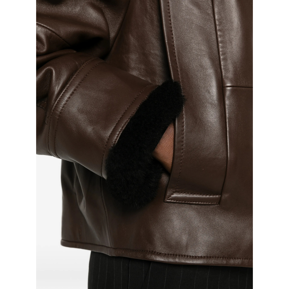 Shearling-Trim Jacket