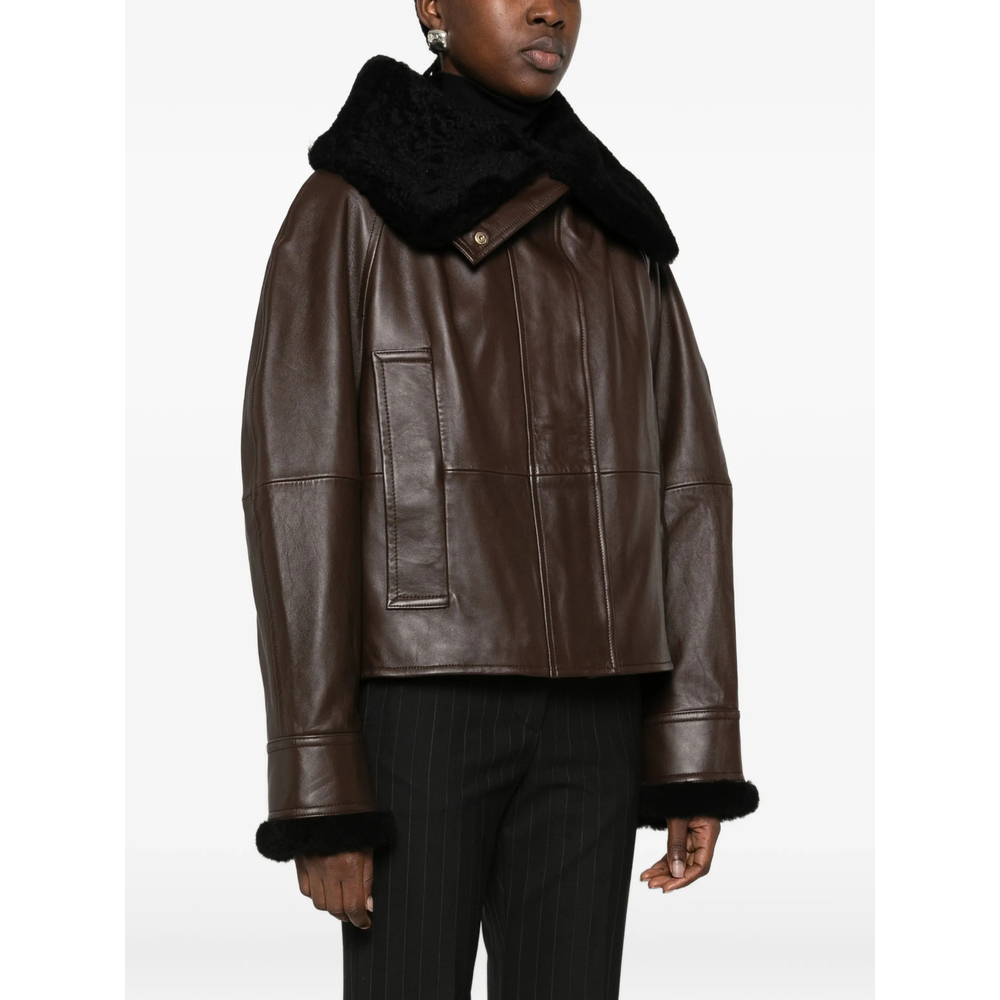 Shearling-Trim Jacket