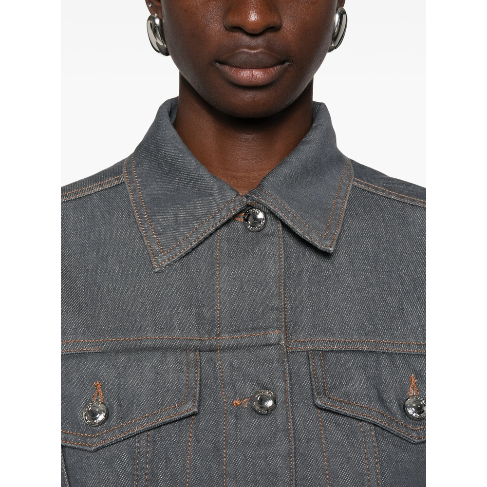Button-Up Denim Jacket