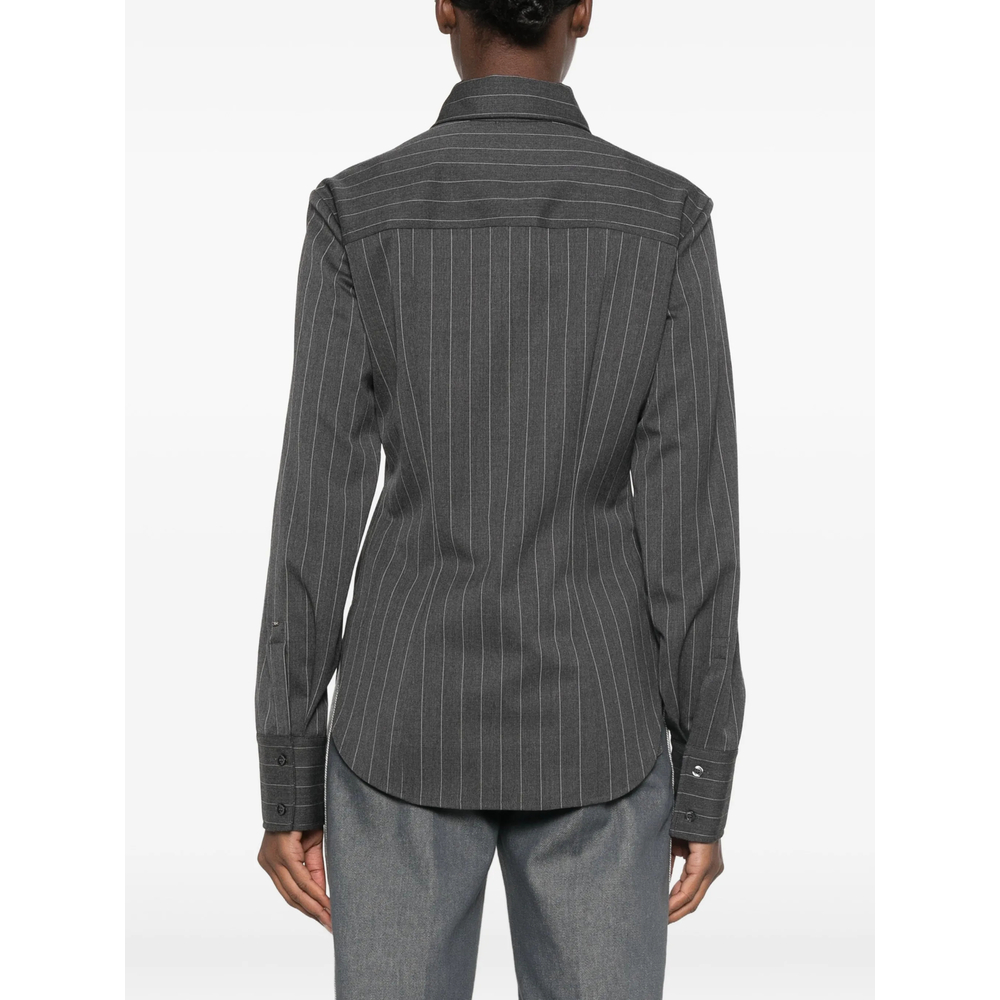 Pinstripe-Print Shirt
