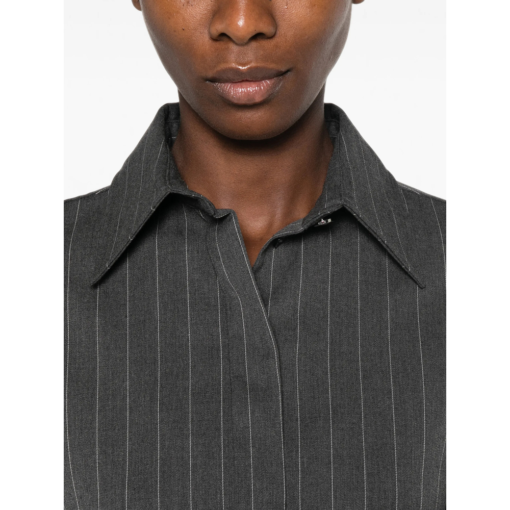 Pinstripe-Print Shirt