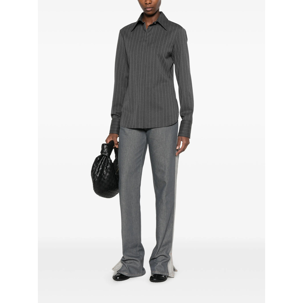 Pinstripe-Print Shirt