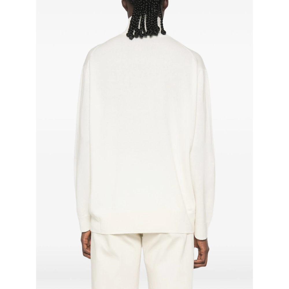 High-Neck Long-Sleeve Sweater