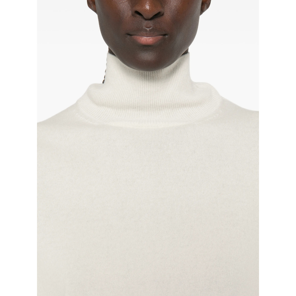 High-Neck Long-Sleeve Sweater