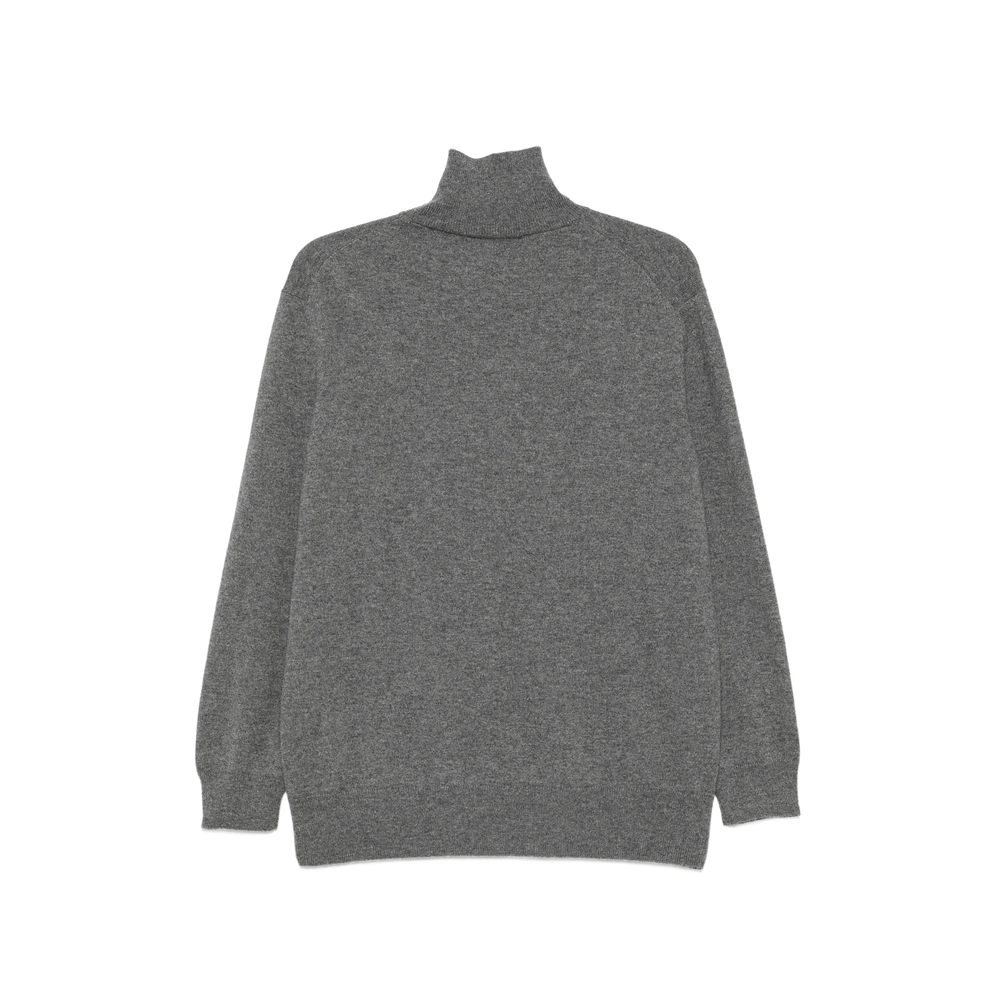 High-Neck Cashmere Sweater