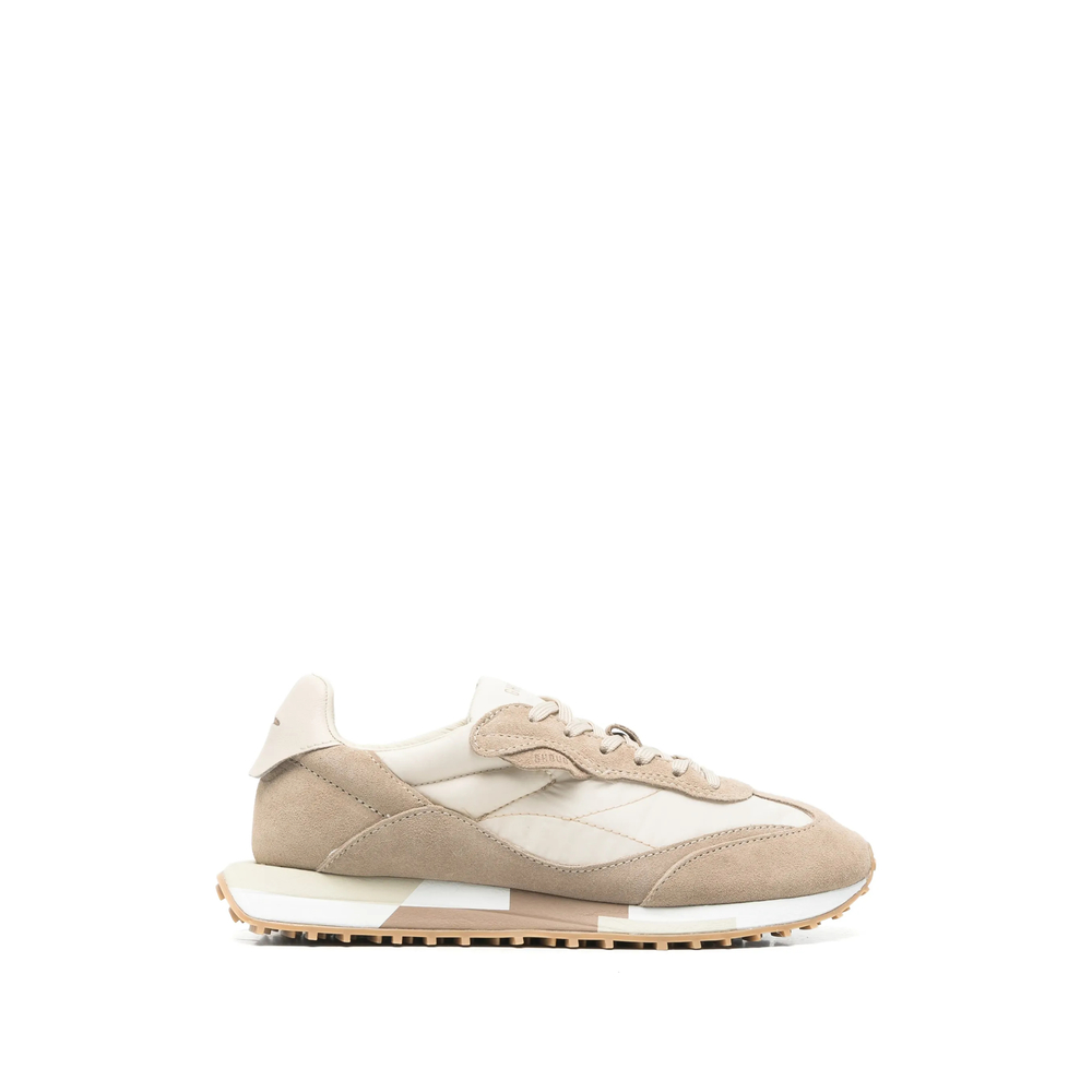 Suede-Panelled Sneakers