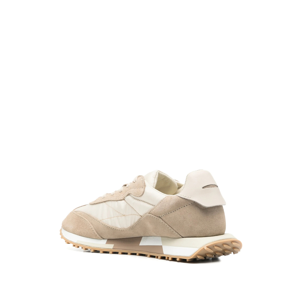 Suede-Panelled Sneakers