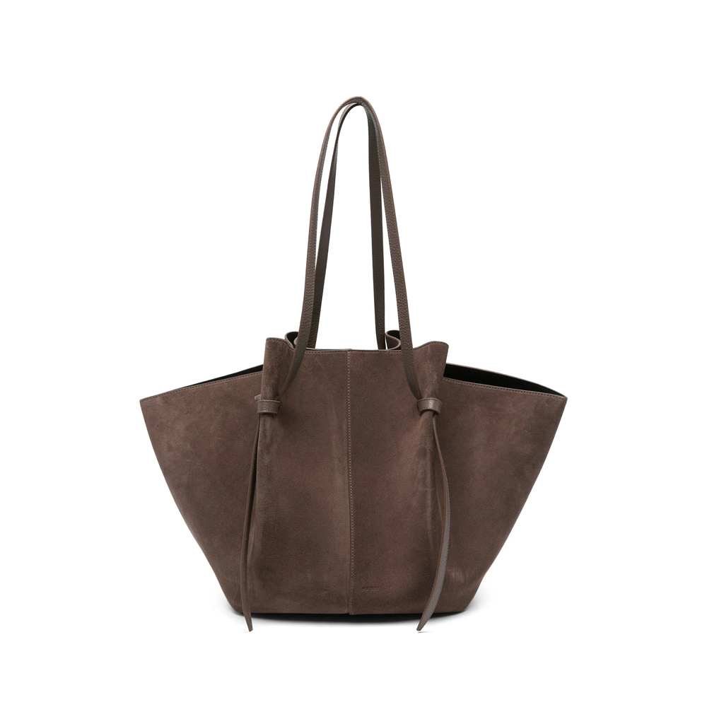Yuzefi XL Mochi Suede Shoulder Bag
