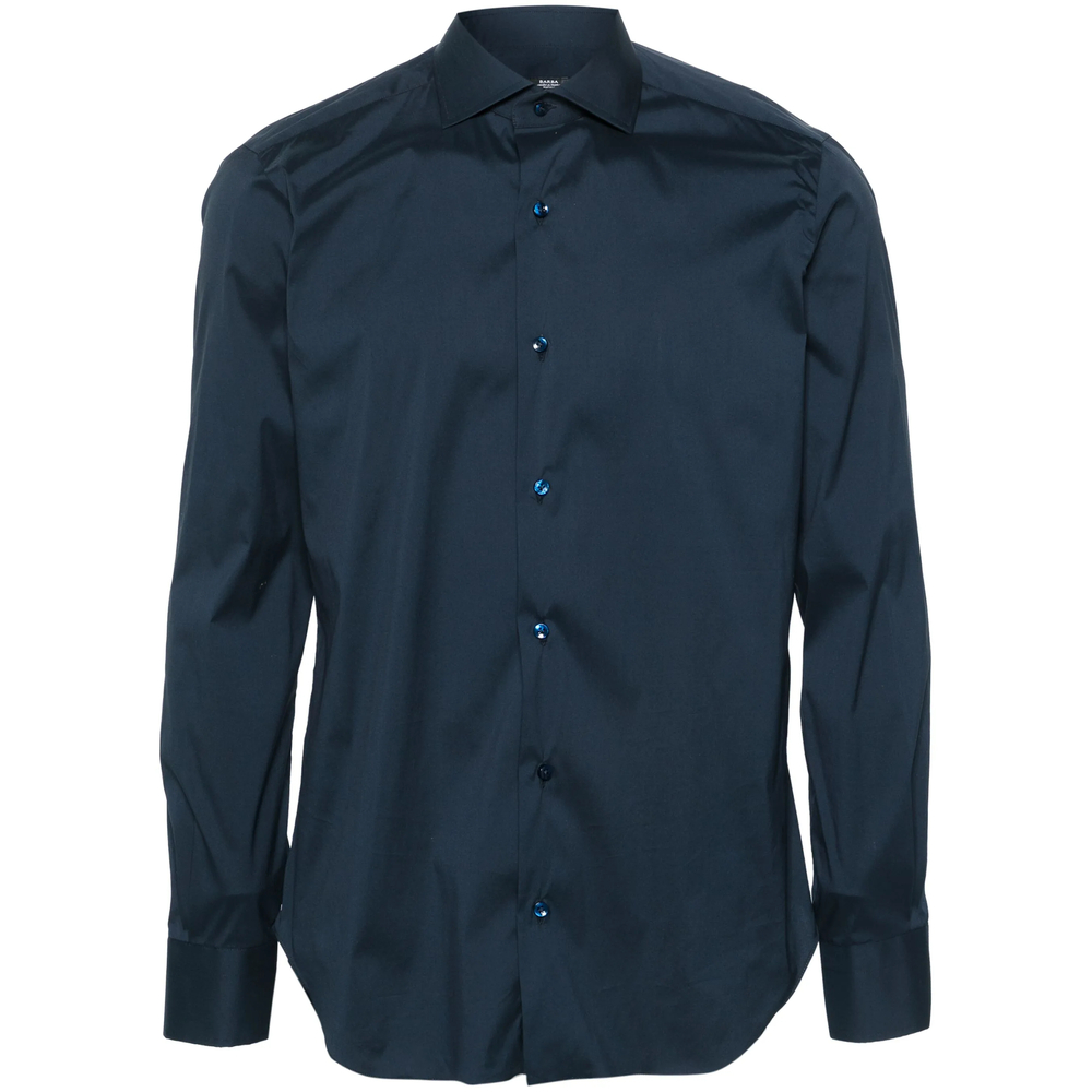 Barba Napoli Spread-collar Shirt