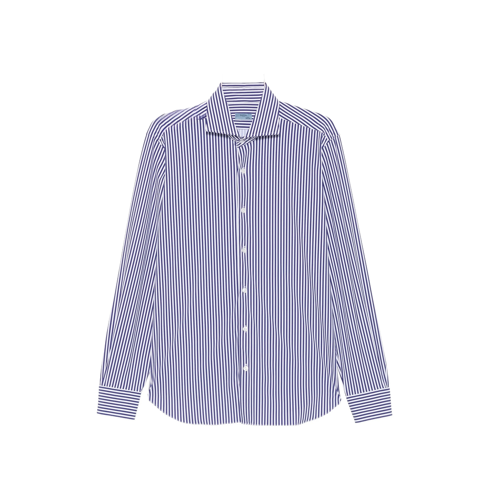 Barba Napoli Striped Long-sleeve Shirt