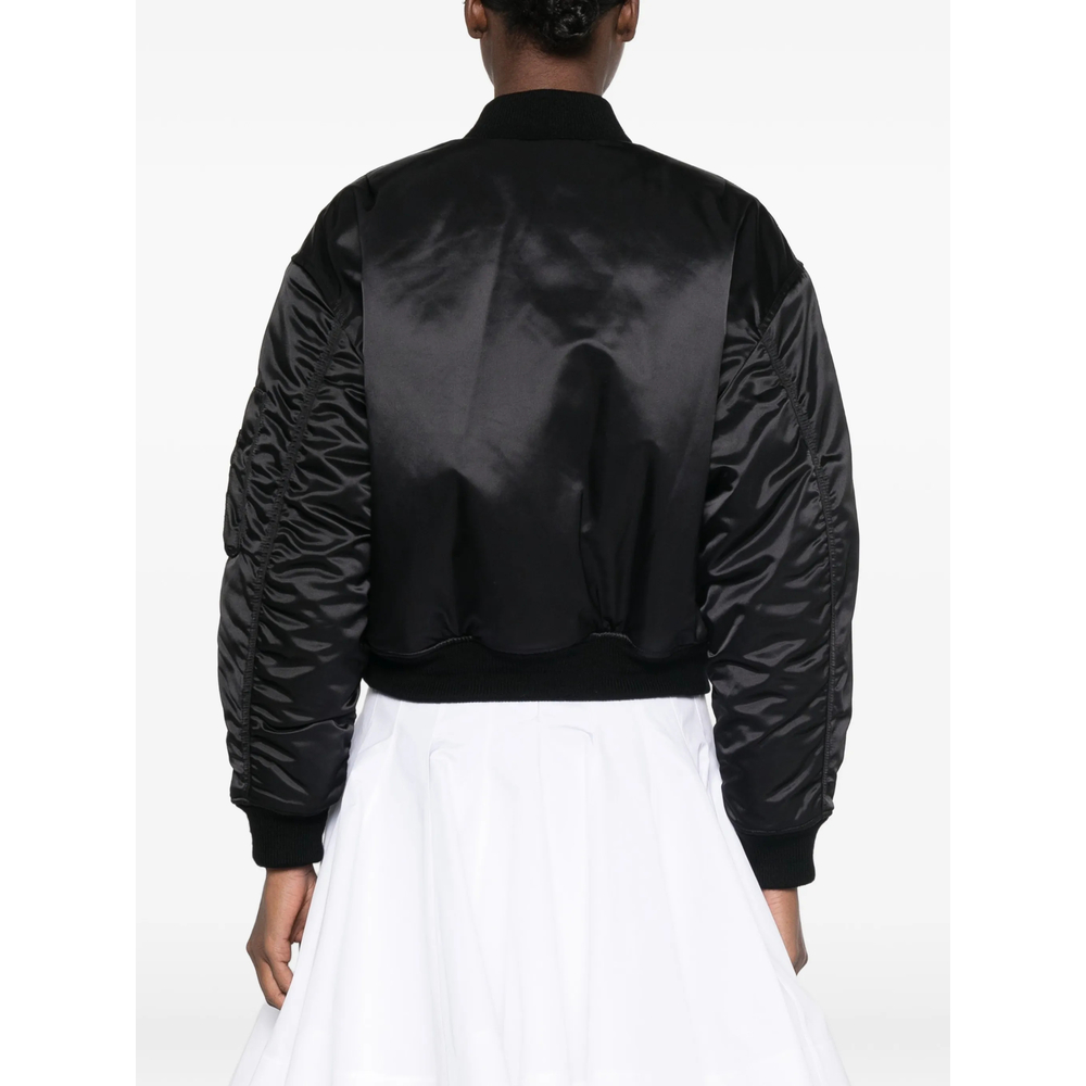 Faux Fur Lined Bomber Jacket