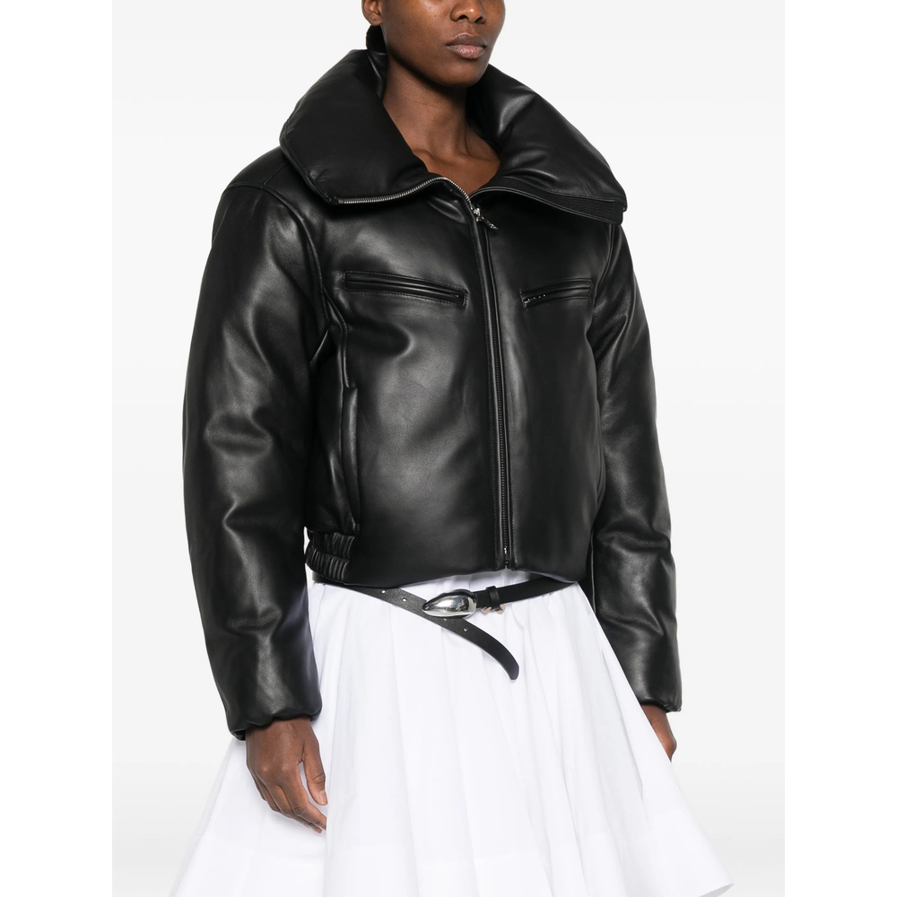 Funnel-Neck Padded Jacket