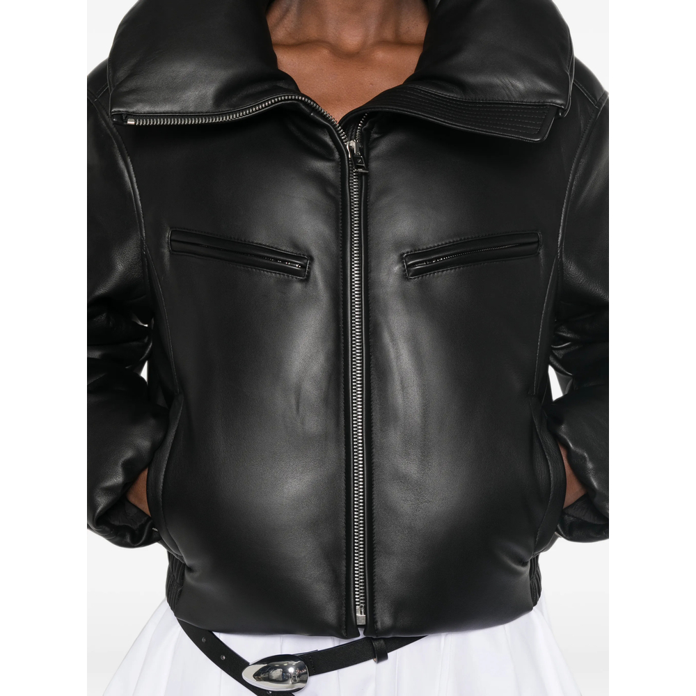 Funnel-Neck Padded Jacket