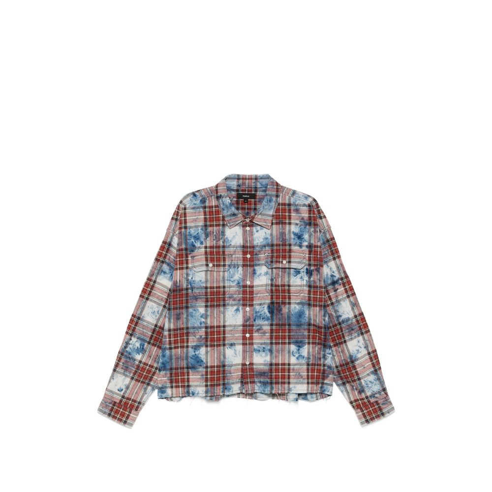 Logo-Embroidered Checked Shirt