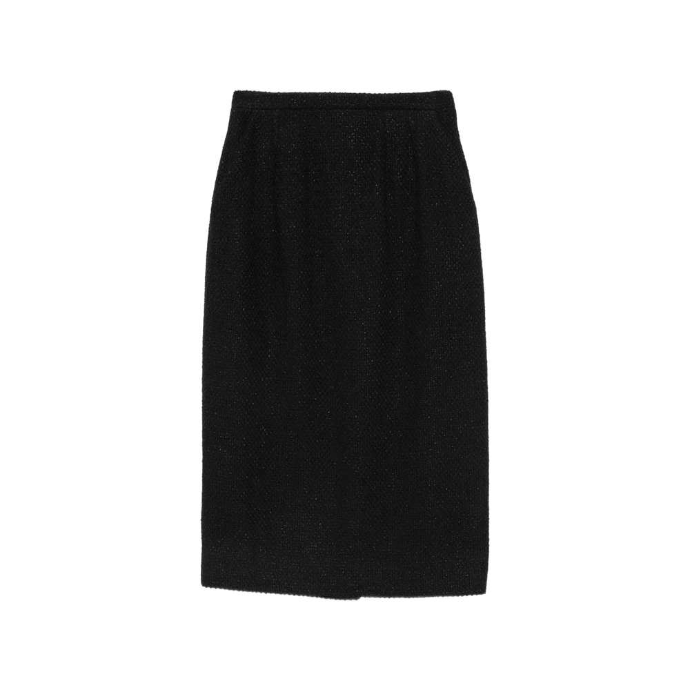 Dolce & Gabbana Bouclé-knit Pencil Midi Skirt