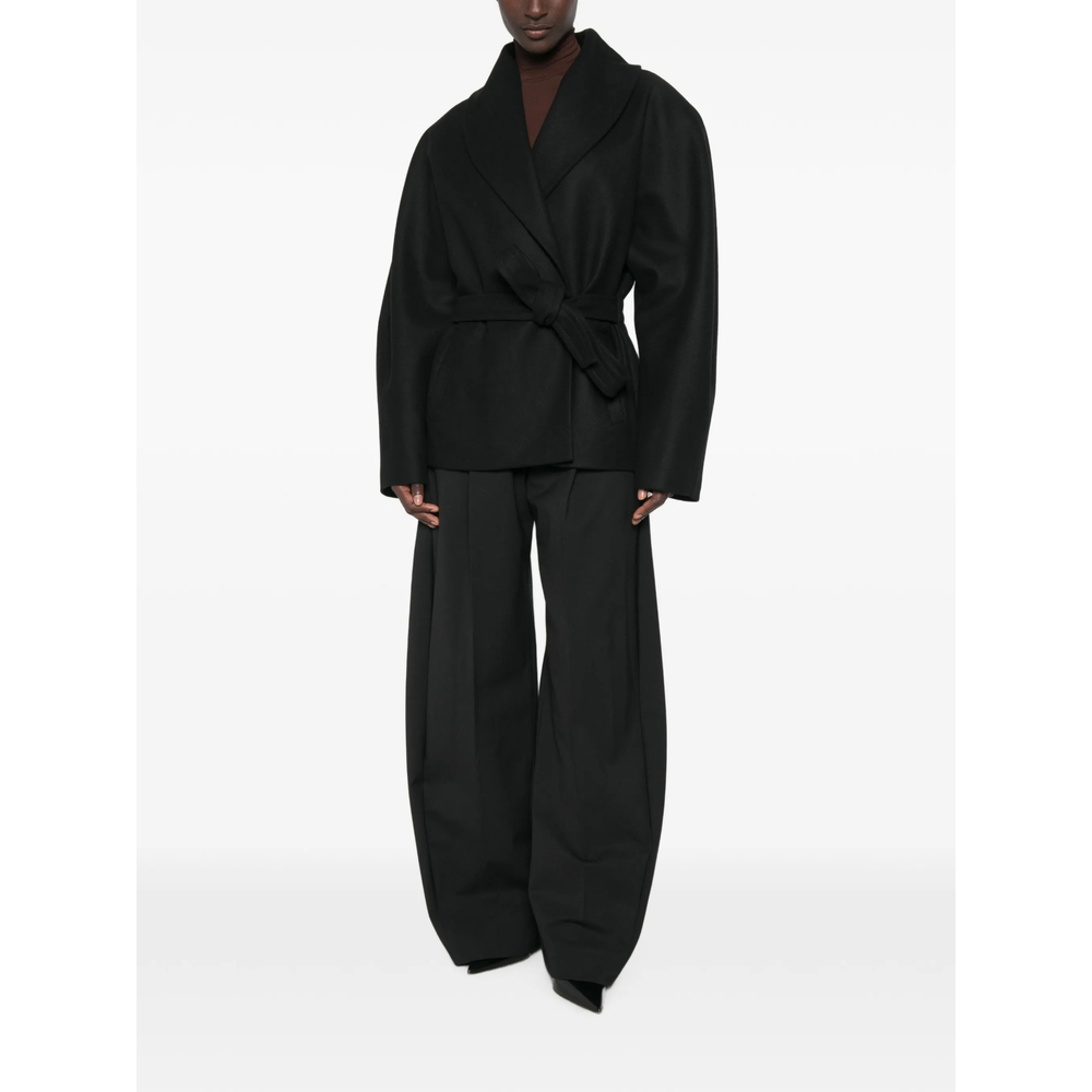 Niki Long-Sleeve Belted Jacket