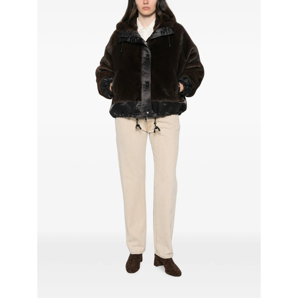 Zip-Fastening Hooded Jacket