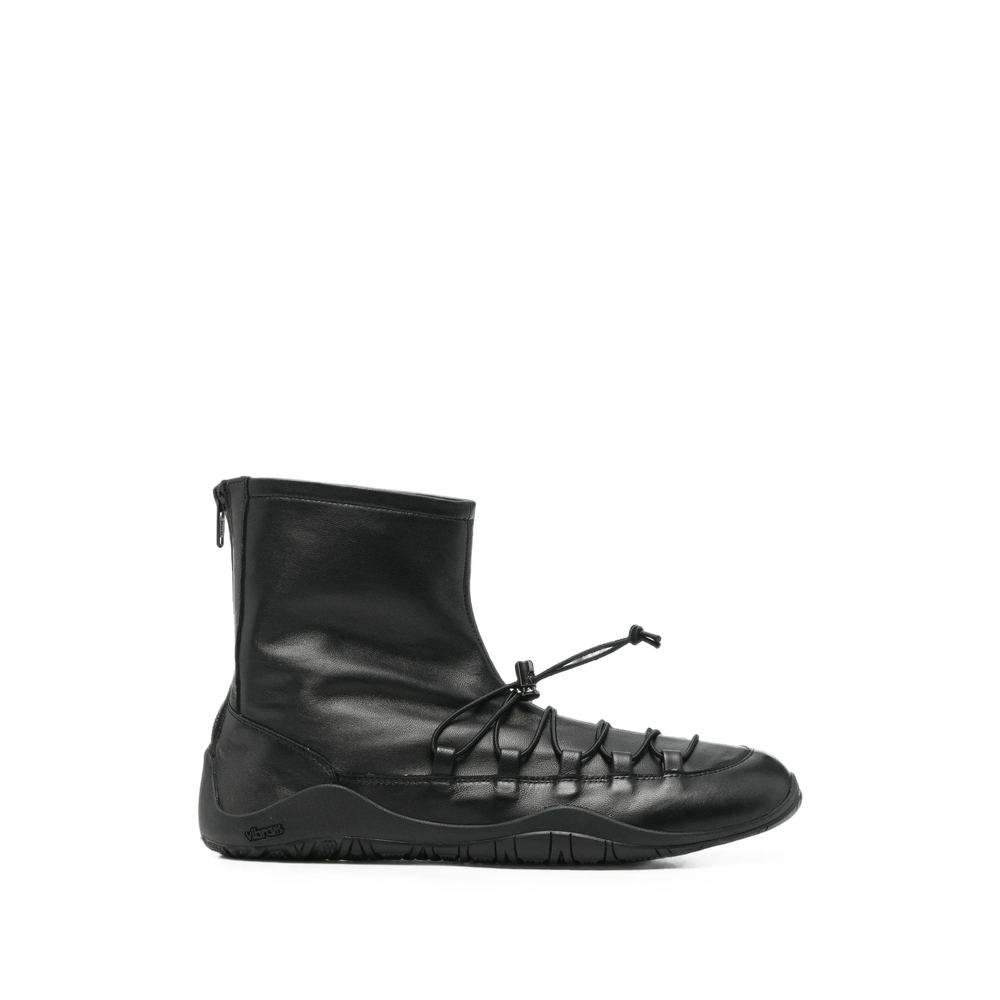 Dear Frances Scuba Lace-up Ankle Boots