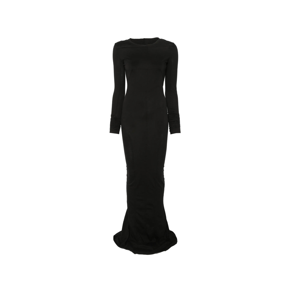 Rick Owens Drkshdw Simple Edfu Long-sleeve Maxi Dress