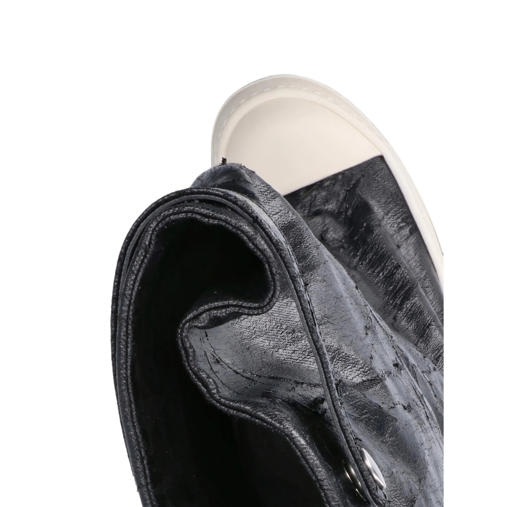 Rick Owens Drkshdw Tower Elephant Coated Canvas Boots
