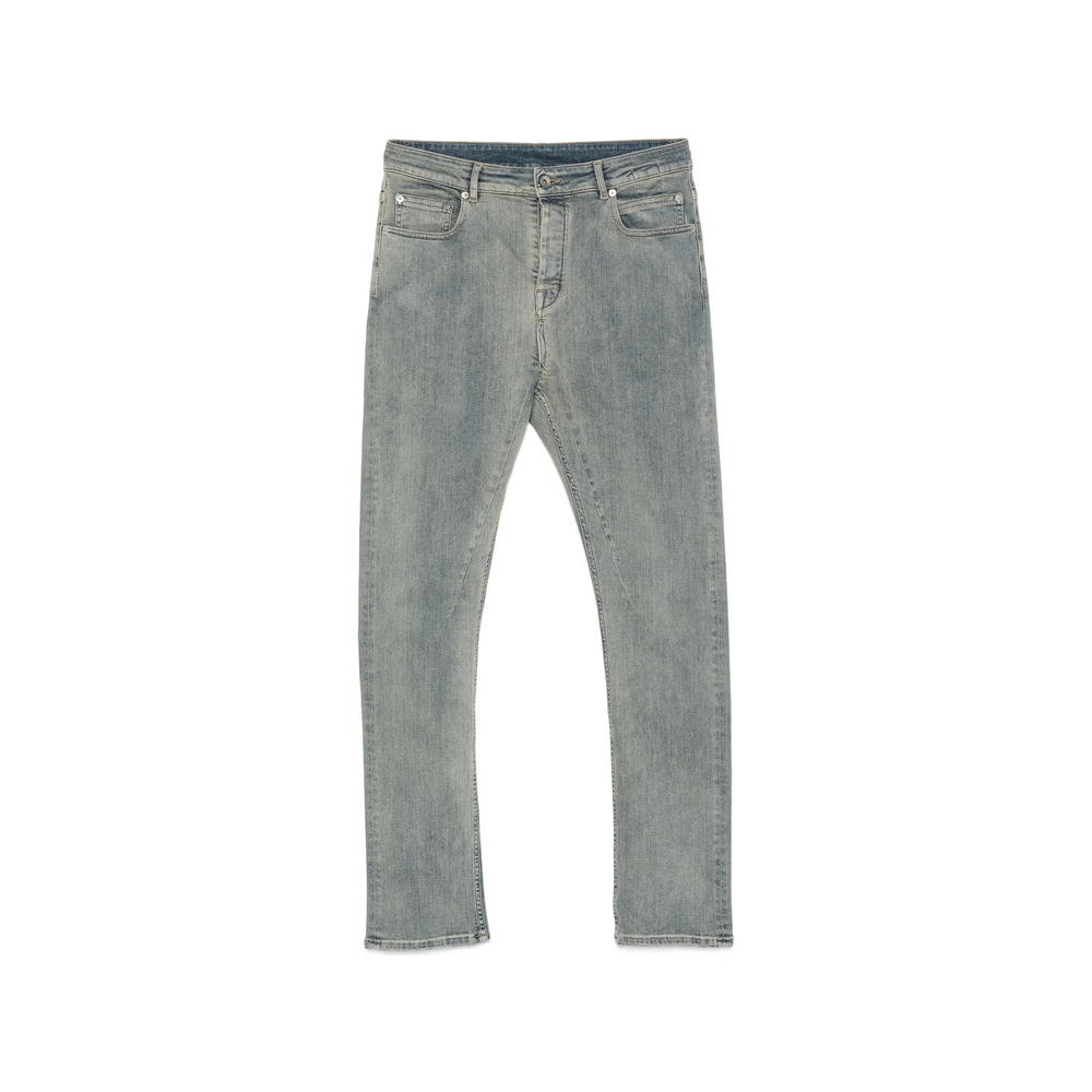 Rick Owens Drkshdw Detroit Faded-effect Five-pocket Jeans
