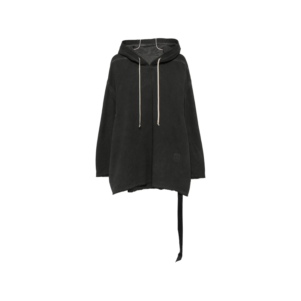 Rick Owens Drkshdw Drawstring Raw-cut Hoodie