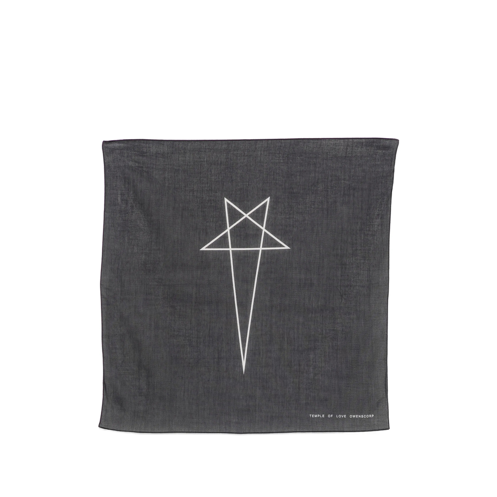 Rick Owens Drkshdw Bandana Scarf