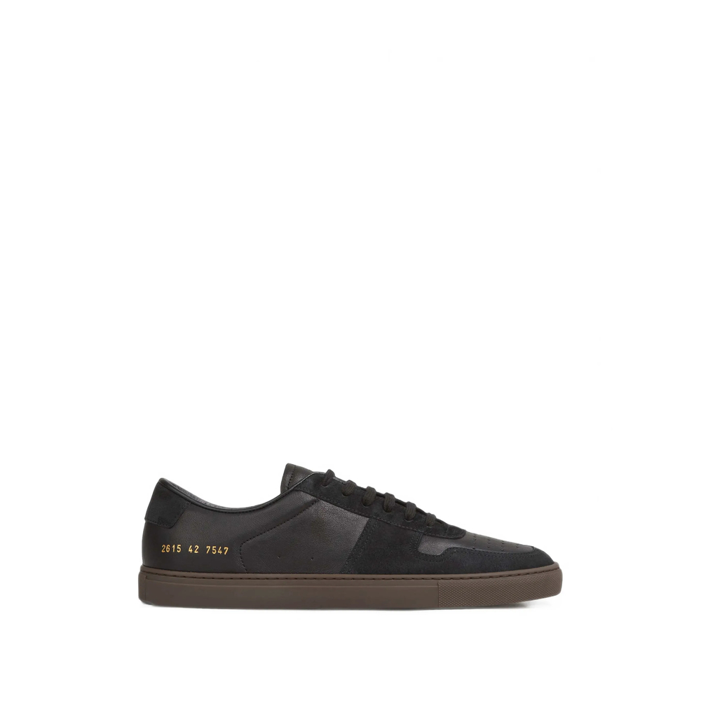 Common Projects Perforated Panelled Sneakers In Black