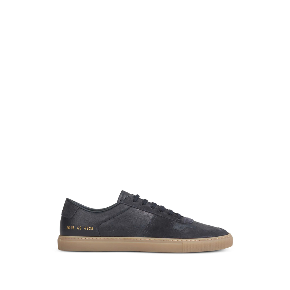 Common Projects Perforated Panelled Sneakers In Blue