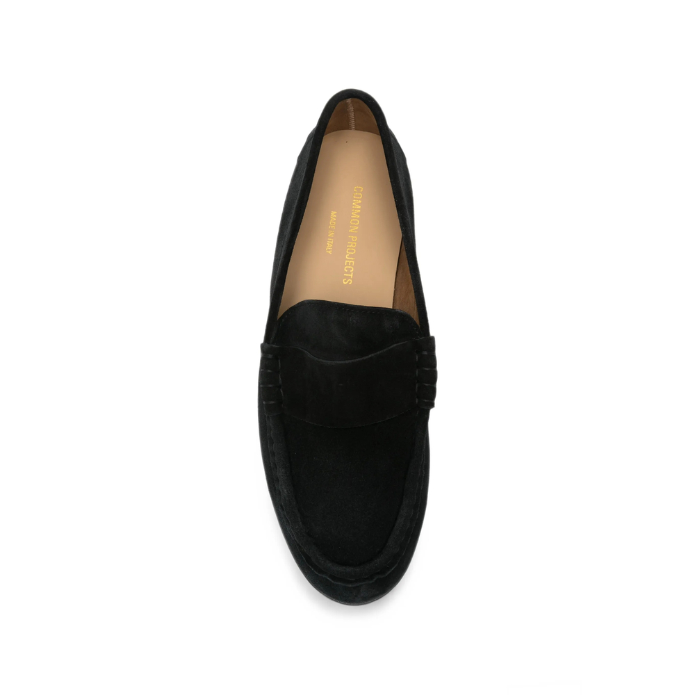 Suede Slip-On Loafers