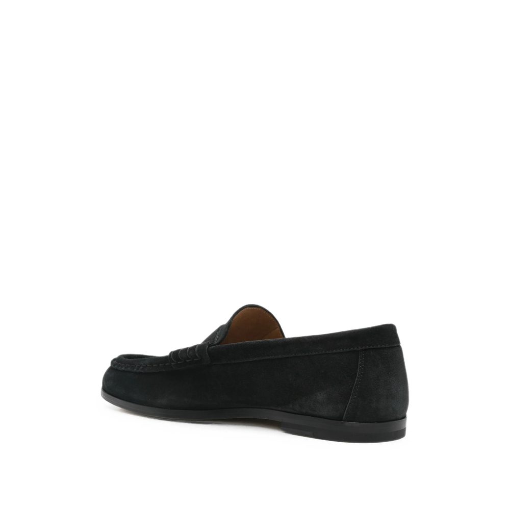 Suede Slip-On Loafers