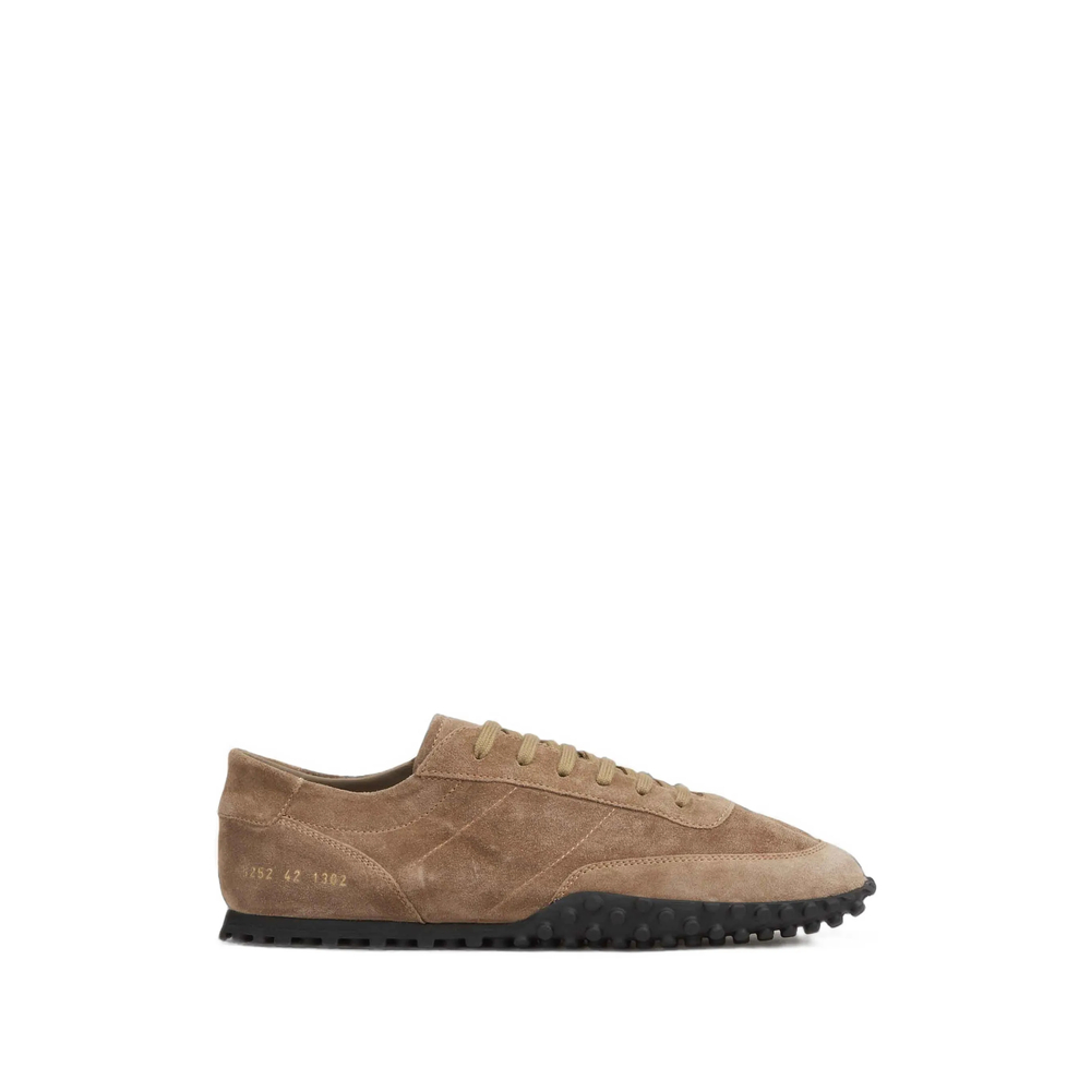 Common Projects Suede Track Sneakers In Brown