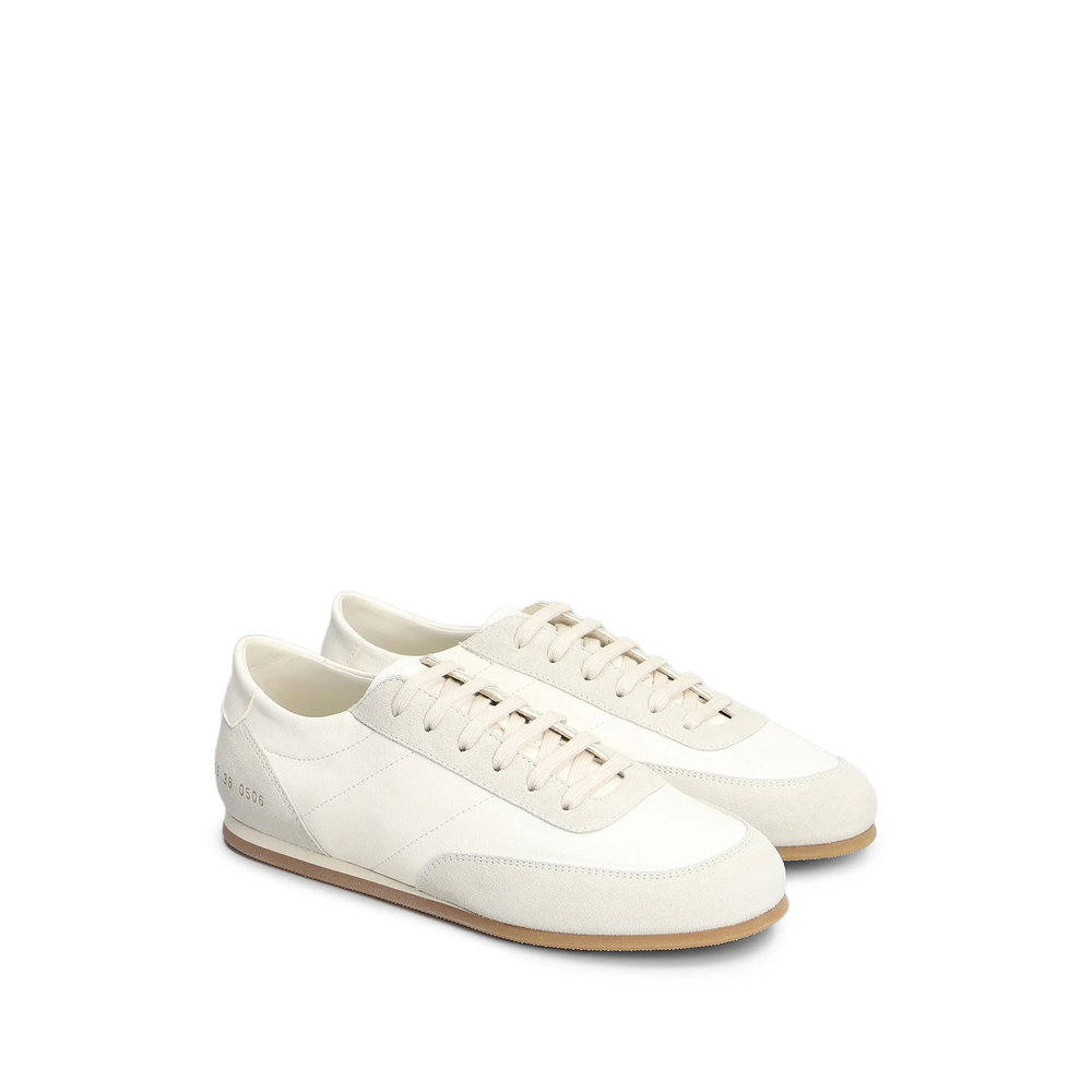 Minimal Runner Suede-Panelled Sneakers