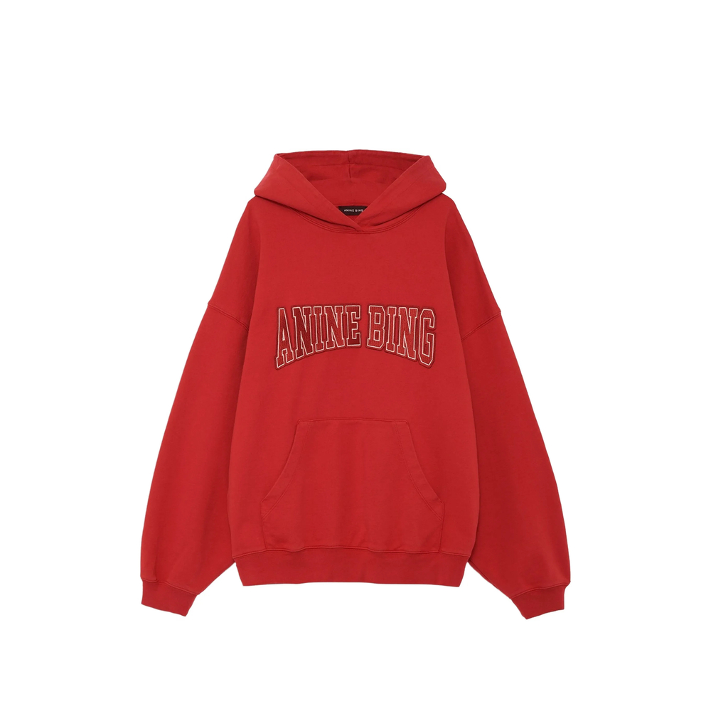 Anine Bing Harvey Logo-appliqué Hoodie