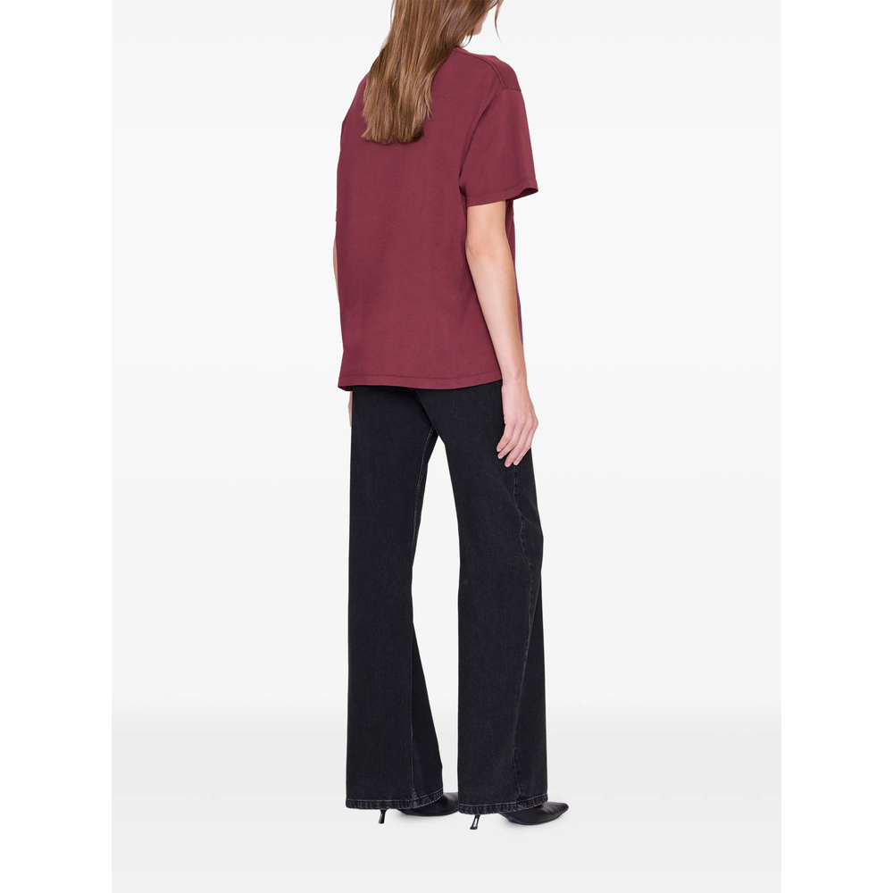 Cade Tee Collegiate - Burgundy